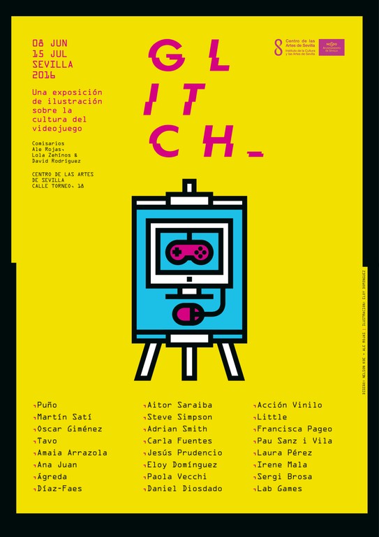 Exposición GLITCH. Videojuego e Ilustración